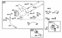 Starter Panel Kit Diagram and Parts List for 254422-0535-01  Briggs and Stratton Engine